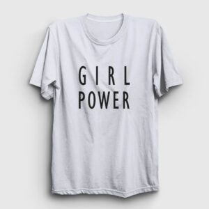 Girl Power Tişört beyaz