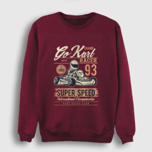 Go Kart Sweatshirt bordo
