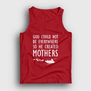 God Created Mothers Atlet kırmızı