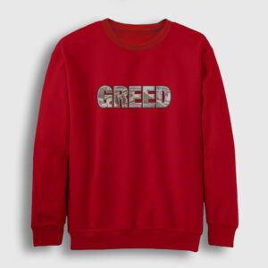 Greed Sweatshirt kırmızı