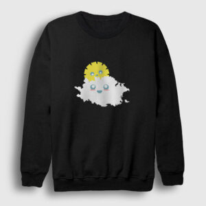 Güneş ve Bulut Sweatshirt siyah