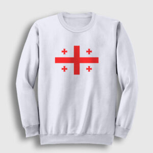 Gürcistan Sweatshirt beyaz