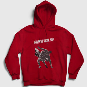 Güreş Kapşonlu Sweatshirt kırmızı