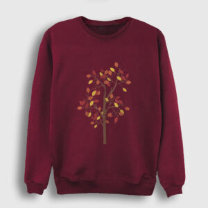 Güz Sweatshirt bordo