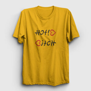 Hot Bitch Tişört sarı