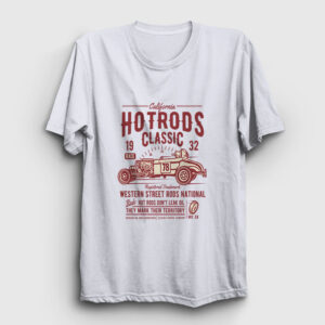 Hotrod Classic Tişört beyaz