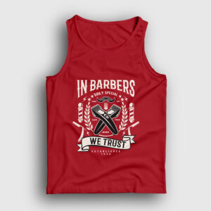 In Barbers We Trust Atlet kırmızı