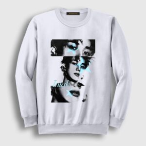 Intak K-Pop P1Harmony Sweatshirt Beyaz