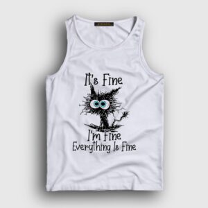 Its Fine Im Fine Cat Kedi Kedili Atlet