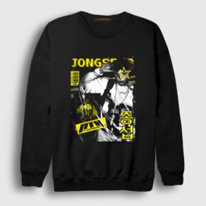 Jongseob K-Pop P1Harmony Sweatshirt Siyah