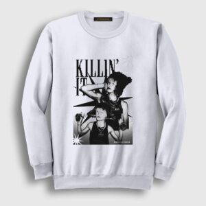 Jongseob Killin It K-Pop P1harmony Sweatshirt Beyaz