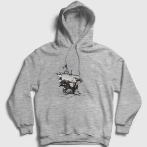Journey Kapşonlu Sweatshirt gri kırçıllı