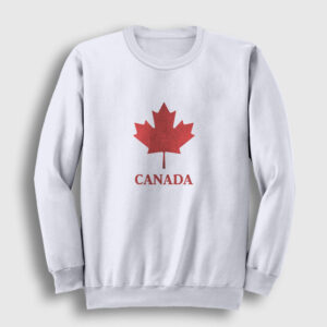 Kanada Sweatshirt beyaz