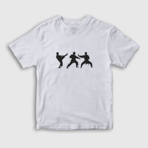 Karate Çocuk Tişört beyaz