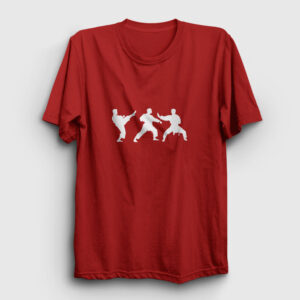 Karate Tişört kırmızı