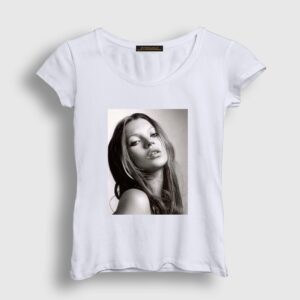 Kate V2 Moss Model Kadın Tişört Beyaz