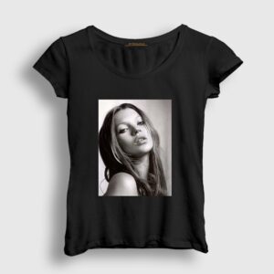 Kate V2 Moss Model Kadın Tişört Siyah