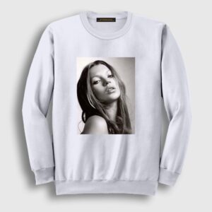 Kate V2 Moss Model Sweatshirt Beyaz