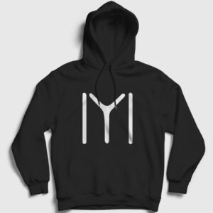 Kayı Boyu Kapşonlu Sweatshirt siyah
