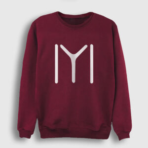 Kayı Boyu Sweatshirt bordo