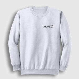 Kemal Atatürk İmzası Sweatshirt beyaz