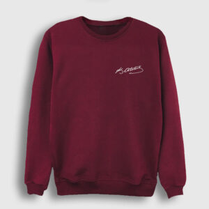 Kemal Atatürk İmzası Sweatshirt bordo