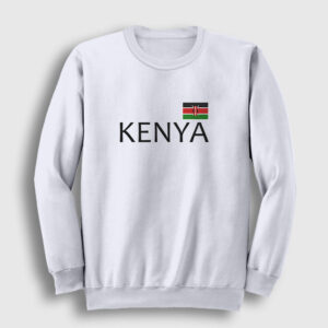 Kenya Sweatshirt beyaz