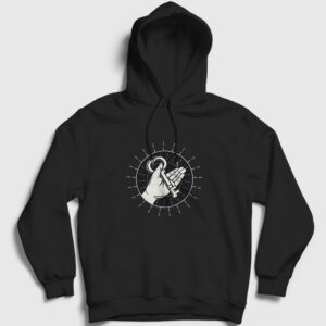 Key Of Life Kapşonlu Sweatshirt siyah