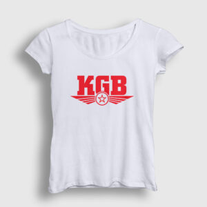 KGB Kadın Tişört beyaz