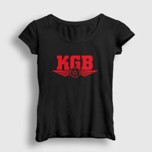 KGB Kadın Tişört siyah