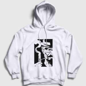 Kimyager Kapşonlu Sweatshirt beyaz