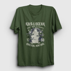 King Of The Ocean Tişört haki