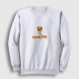 Kobra Sweatshirt beyaz