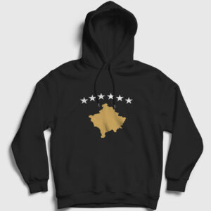 Kosova Kapşonlu Sweatshirt siyah