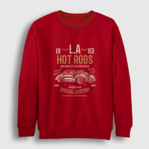 La Hot Rods Sweatshirt kırmızı
