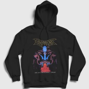 Like An Ever Flowing Stream Dismember Kapşonlu Sweatshirt Siyah