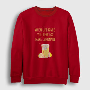 Limonata Sweatshirt kırmızı