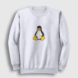 Linux Sweatshirt beyaz