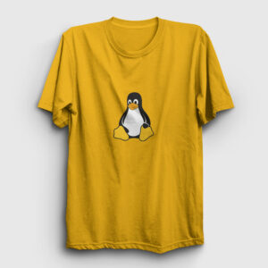 Linux Tişört sarı