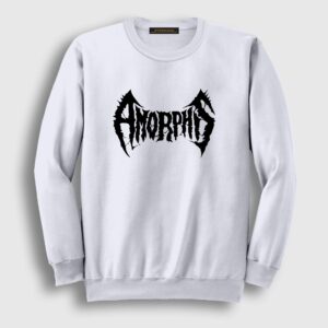 Logo Amorphis Metal Sweatshirt Beyaz