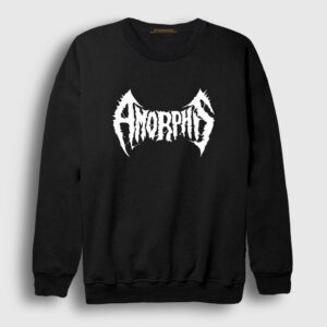 Logo Amorphis Metal Sweatshirt Siyah