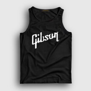 Logo Gibson Gitar Gitarist Atlet Siyah