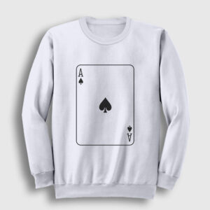 Maça As Sweatshirt beyaz