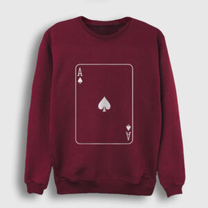 Maça As Sweatshirt bordo