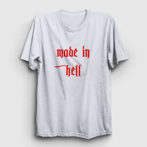 Made in Hell Tişört beyaz