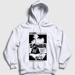 Makes Me Want You Sombr Kapşonlu Sweatshirt Beyaz