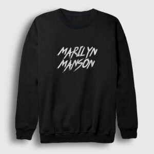 Marilyn Manson Sweatshirt siyah