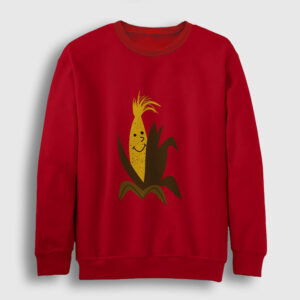 Mısır Koçanı Sweatshirt kırmızı