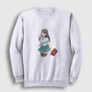 Moe Anime Sweatshirt beyaz