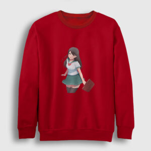 Moe Anime Sweatshirt kırmızı